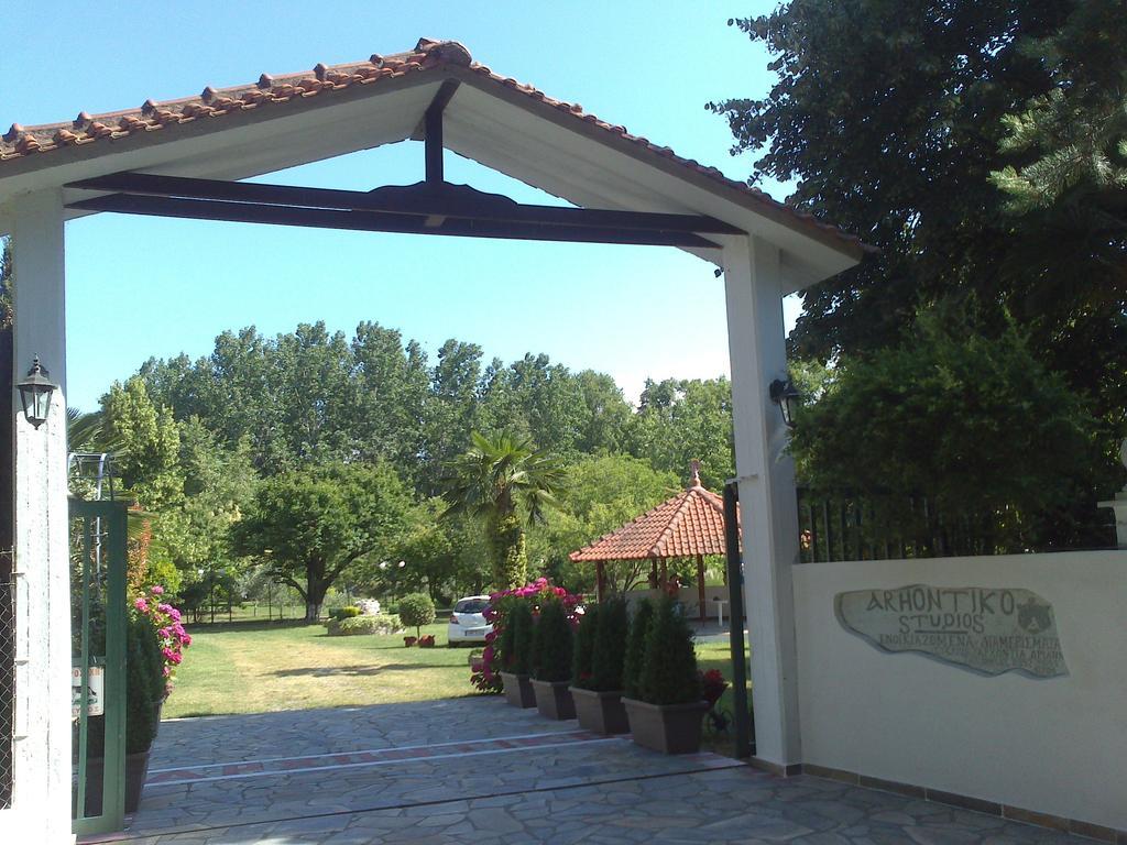 Archontiko Driani Daire Paralia Panteleimonos Dış mekan fotoğraf